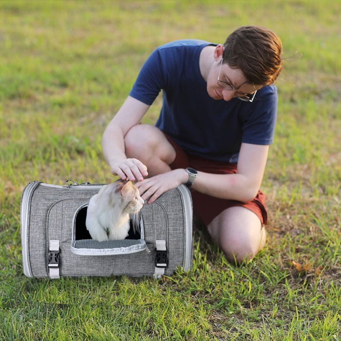 Monterey Series Horizontal Backpack Airline Compliant Backpack Dog Carrier – Pet Carriers by Mr. Peanut's Pet Carriers