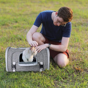 Monterey Series Horizontal Backpack Airline Compliant Backpack Dog Carrier – Pet Carriers by Mr. Peanut's Pet Carriers