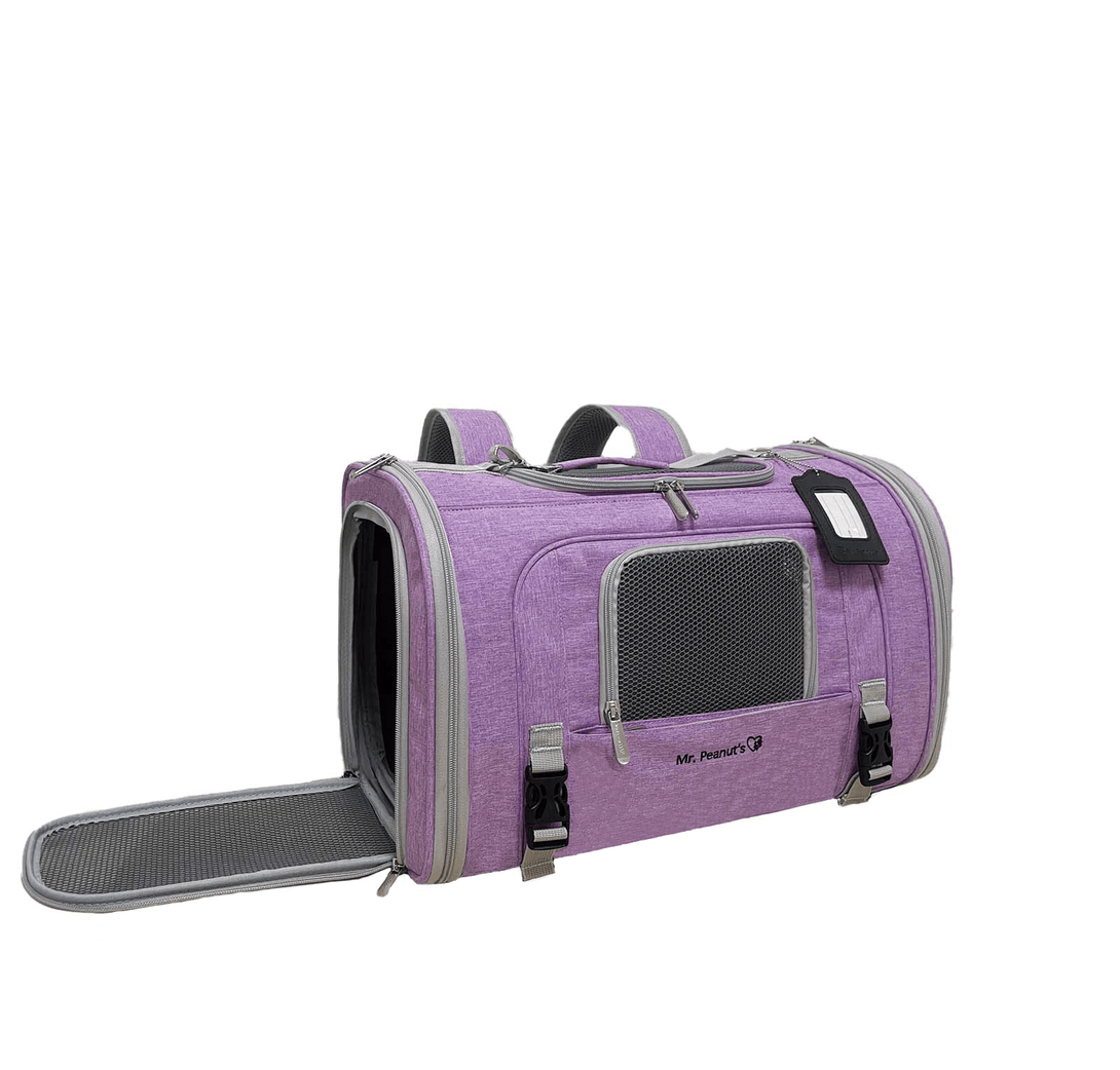 Monterey Series Horizontal Backpack Airline Compliant Backpack Dog Carrier – Pet Carriers by Mr. Peanut's Pet Carriers