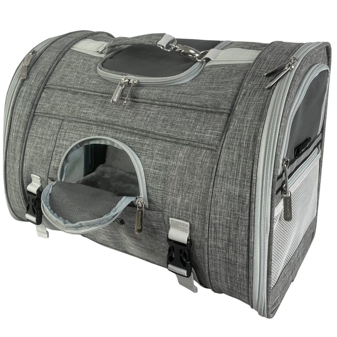 Monterey Series Horizontal Backpack Airline Compliant Backpack Dog Carrier – Pet Carriers by Mr. Peanut's Pet Carriers