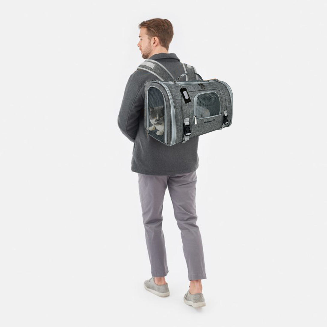 Monterey Series Horizontal Backpack Airline Compliant Backpack Dog Carrier – Pet Carriers by Mr. Peanut's Pet Carriers
