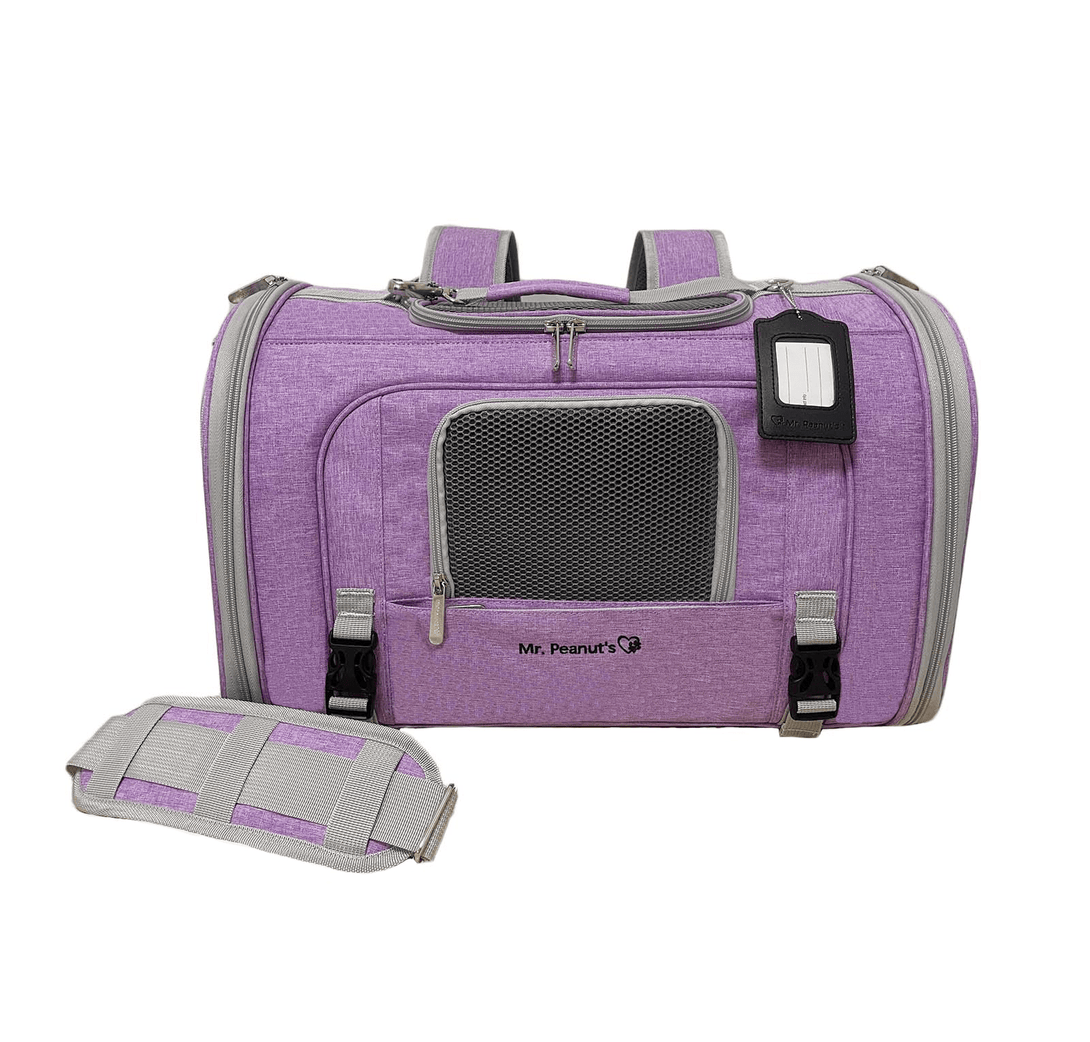 Monterey Series Horizontal Backpack Airline Compliant Backpack Dog Carrier – Pet Carriers by Mr. Peanut's Pet Carriers