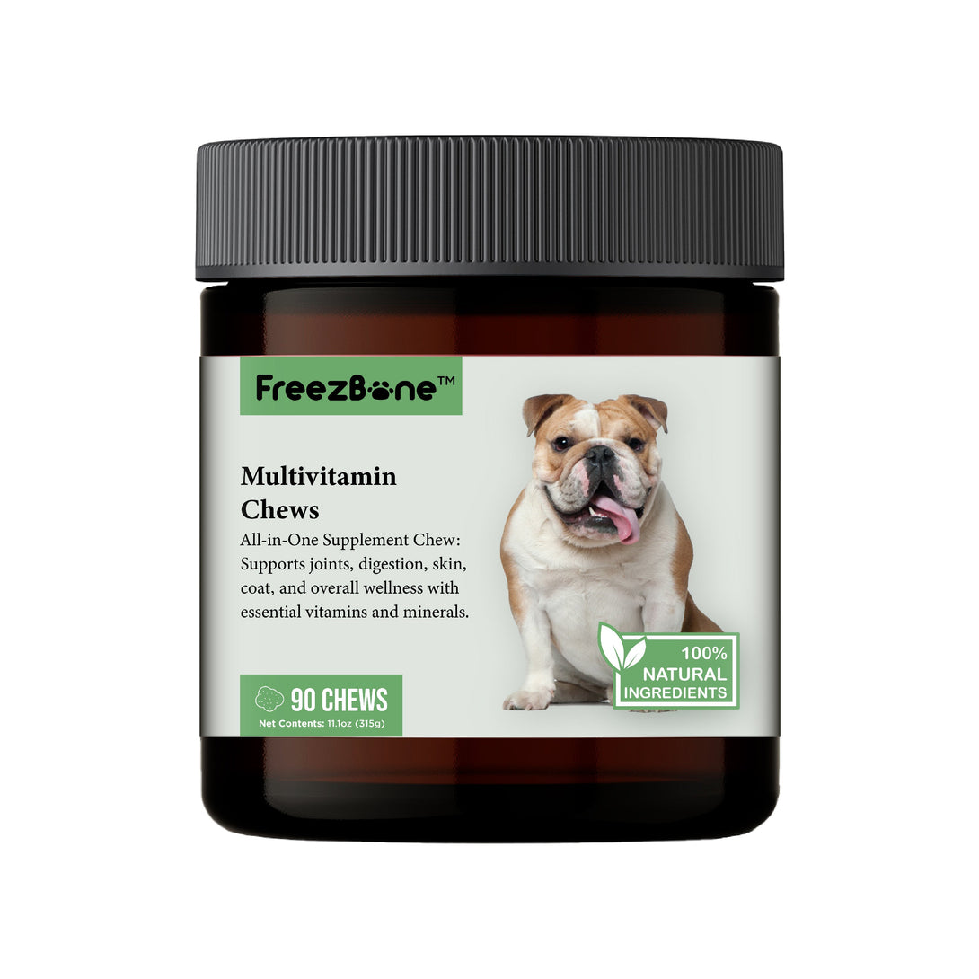 Multivitamins Chews (90 Chews) Dog Vitamin Supplements – Dog Vitamins & Supplements by Freezbone