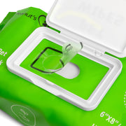 Naturals Plant Based, Flushable, Compostable, Unscented Pet Wipes, 160 Count, Larger 8x6" Size – Dog Cleaning & Potty by Mr. Peanut's Pet Carriers