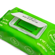 Naturals Plant Based, Flushable, Compostable, Unscented Pet Wipes, 160 Count, Larger 8x6" Size – Dog Cleaning & Potty by Mr. Peanut's Pet Carriers