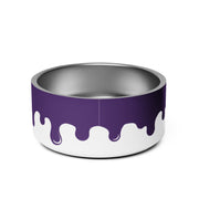 Pawcasso Purple Yam Paint Drip 32oz Dog Bowl – Dog Bowls & Feeders by WUFORIA