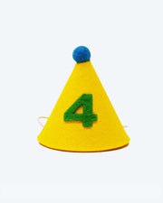 Pawty Hat Dog Party Hat - Green Number – Dog Hats by MODERNBEAST