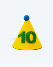Pawty Hat Dog Party Hat - Green Number – Dog Hats by MODERNBEAST