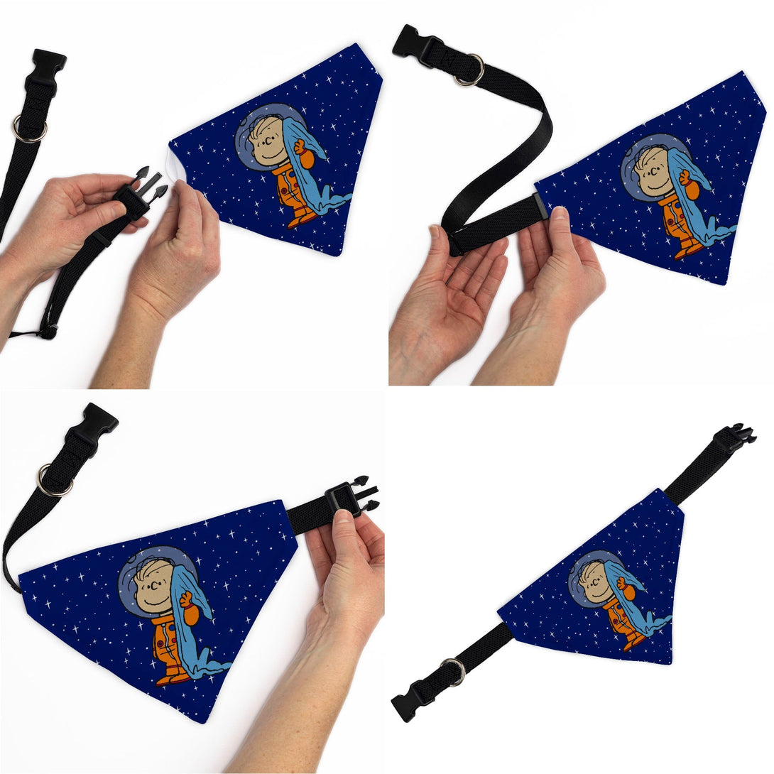 Peanuts Astronaut Linus Security Blanket Dog Bandana – Bandanas & Neckwear by Buckle - Down