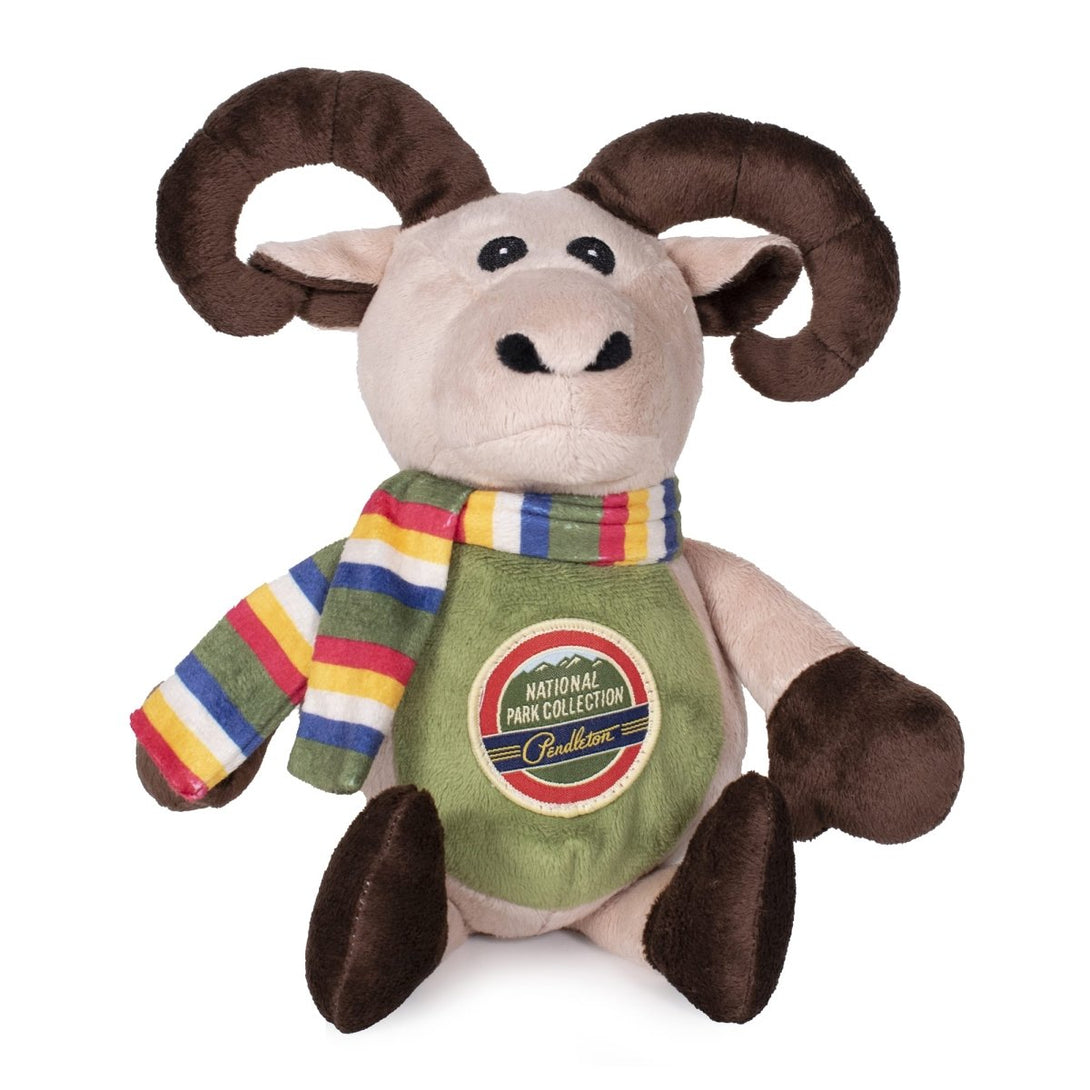 Pendleton National Park Pal - Plush Squeaky Dog Toy - Ram – Dog Toys by Pendleton