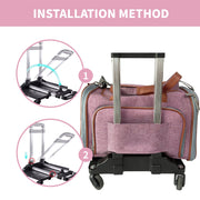 Pet Carrier/Luggage Bag Spinner Wheelbase Luggage Cart – Pet Carriers by Mr. Peanut's Pet Carriers