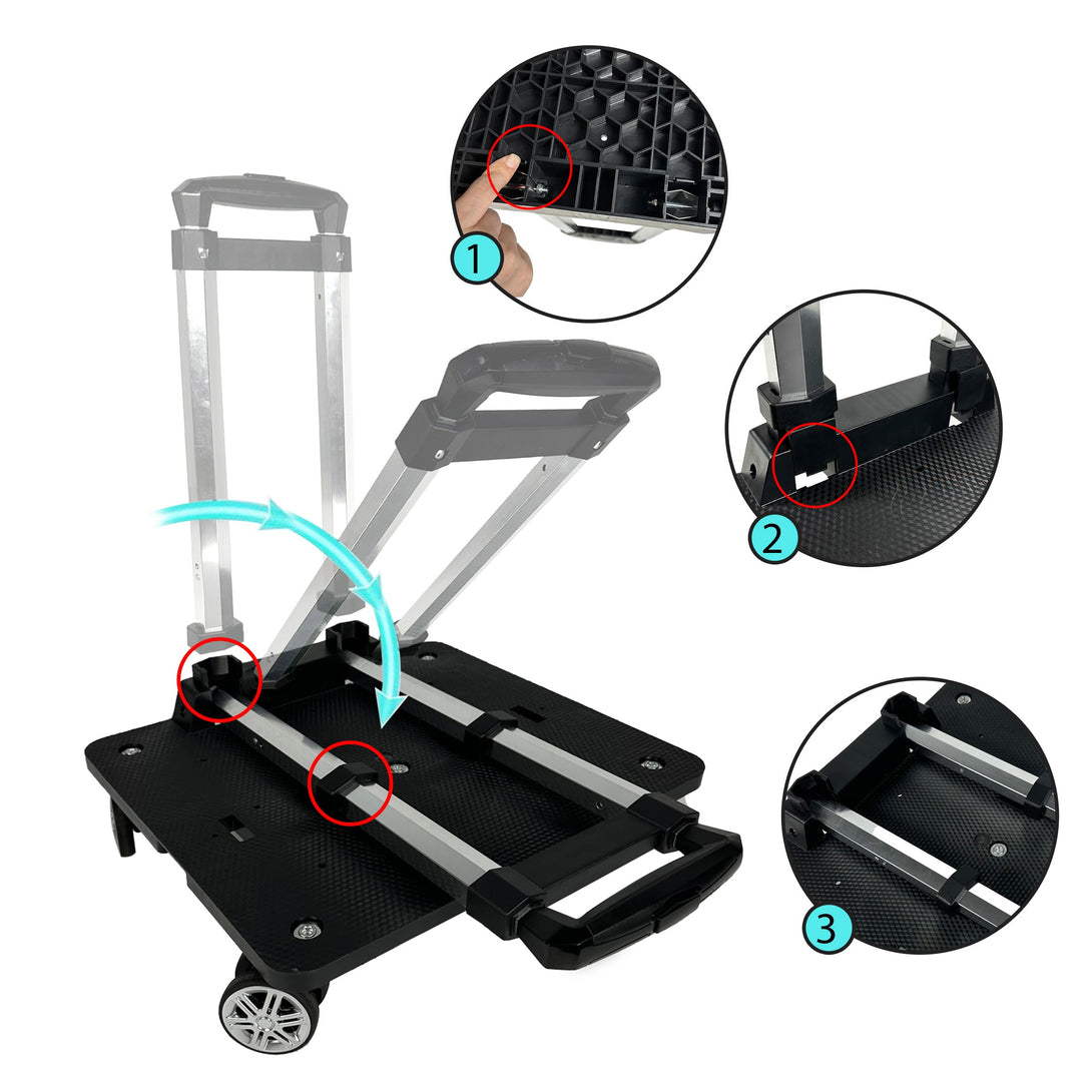 Pet Carrier/Luggage Bag Spinner Wheelbase Luggage Cart – Pet Carriers by Mr. Peanut's Pet Carriers