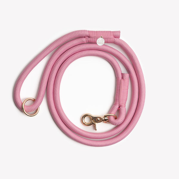 Pink - Braided Rope Dog Leash – Dog Leashes by FURLOU