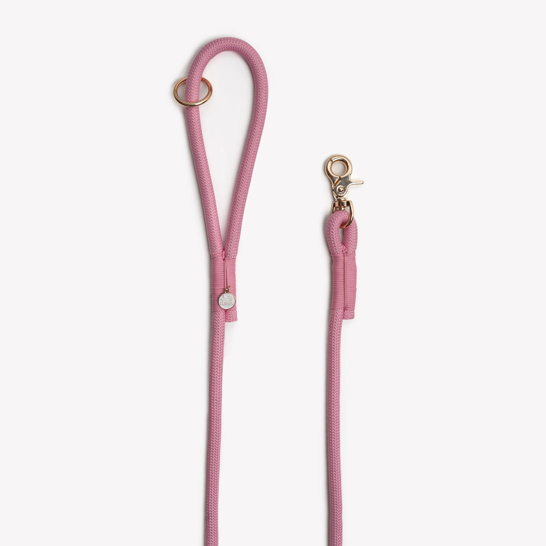 Pink - Braided Rope Dog Leash – Dog Leashes by FURLOU