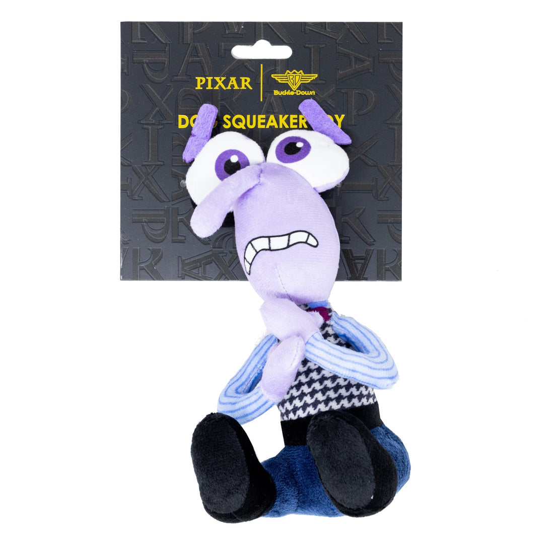 Pixar Inside Out Fear Plush Squeaky Dog Toy – Dog Toys by Buckle - Down