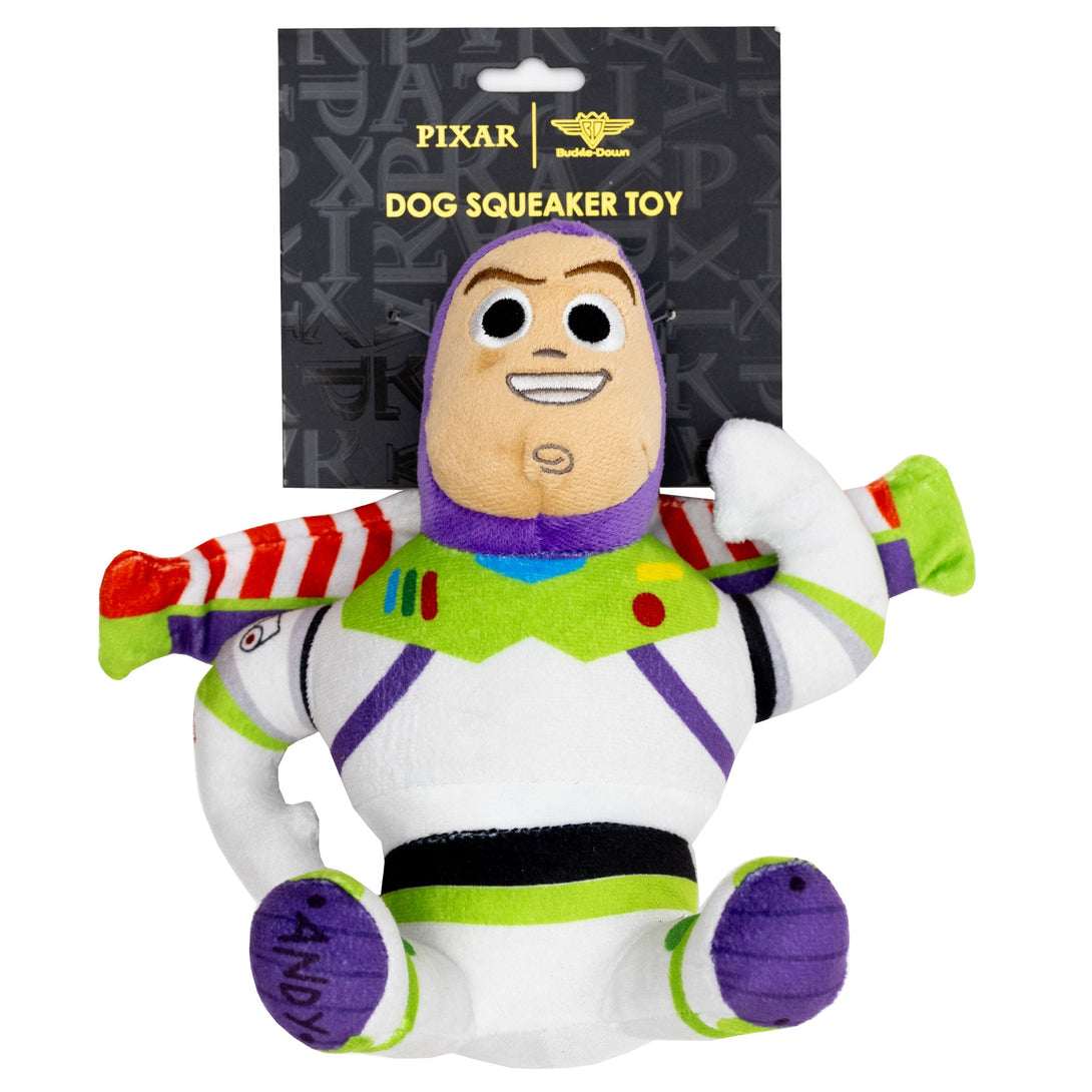 Pixar Toy Story Buzz Lightyear Plush Squeaky Dog Toy – Dog Toys by Buckle - Down