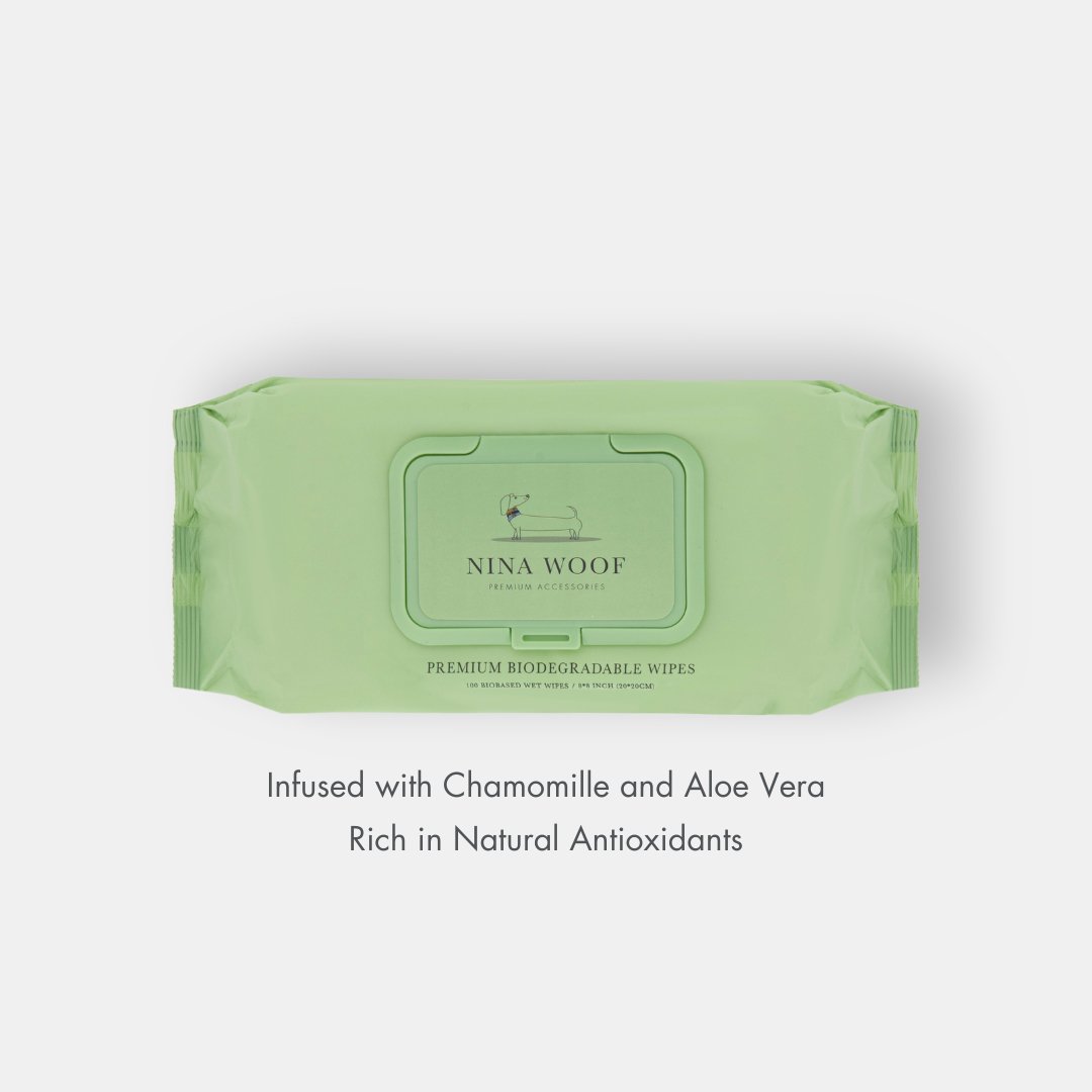 Premium Wipes - Biodegradable and Plant - Based – Dog Cleaning & Potty by Nina Woof