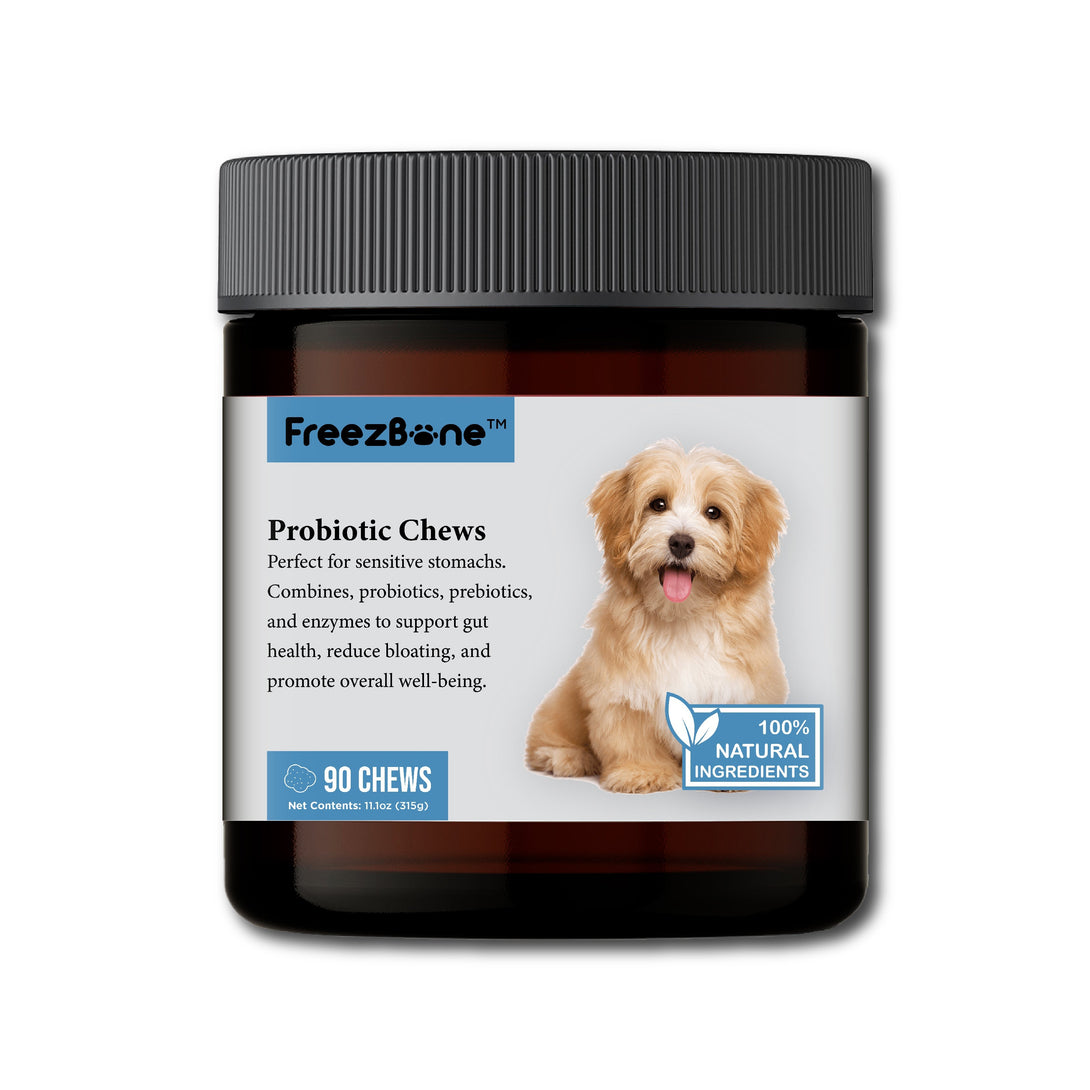 Probiotic Chews (90 Chews) Dog Vitamin Supplements – Dog Vitamins & Supplements by Freezbone