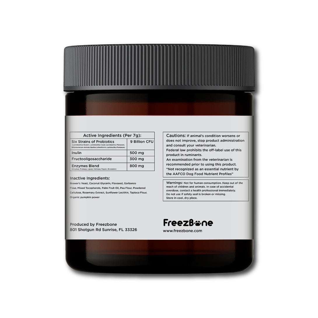 Probiotic Chews (90 Chews) Dog Vitamin Supplements – Dog Vitamins & Supplements by Freezbone