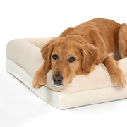 PupChill Cooling 4 - Bolster Dog Bed - Arctic Sand – Dog Beds by Paw.com