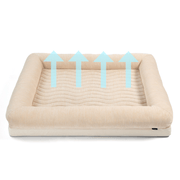 PupChill Cooling 4 - Bolster Dog Bed - Arctic Sand – Dog Beds by Paw.com