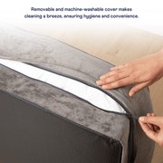 PupChill Cooling Bolster Dog Bed + Waterproof Blanket Bundle - Arctic Grey – Bundles by Paw.com