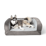 PupChill Cooling Bolster Dog Bed + Waterproof Blanket Bundle - Arctic Grey – Bundles by Paw.com