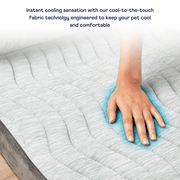 PupChill Cooling Bolster Dog Bed + Waterproof Blanket Bundle - Arctic Grey – Bundles by Paw.com