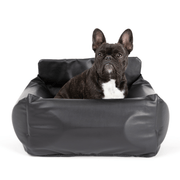 PupProtector Faux Leather Memory Foam Car Dog Bed - Black – Dog Beds by Paw.com