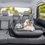 PupProtector Faux Leather Memory Foam Car Dog Bed - Black – Dog Beds by Paw.com