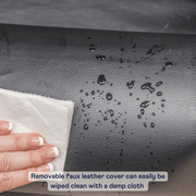 PupProtector Faux Leather Memory Foam Car Dog Bed - Black – Dog Beds by Paw.com