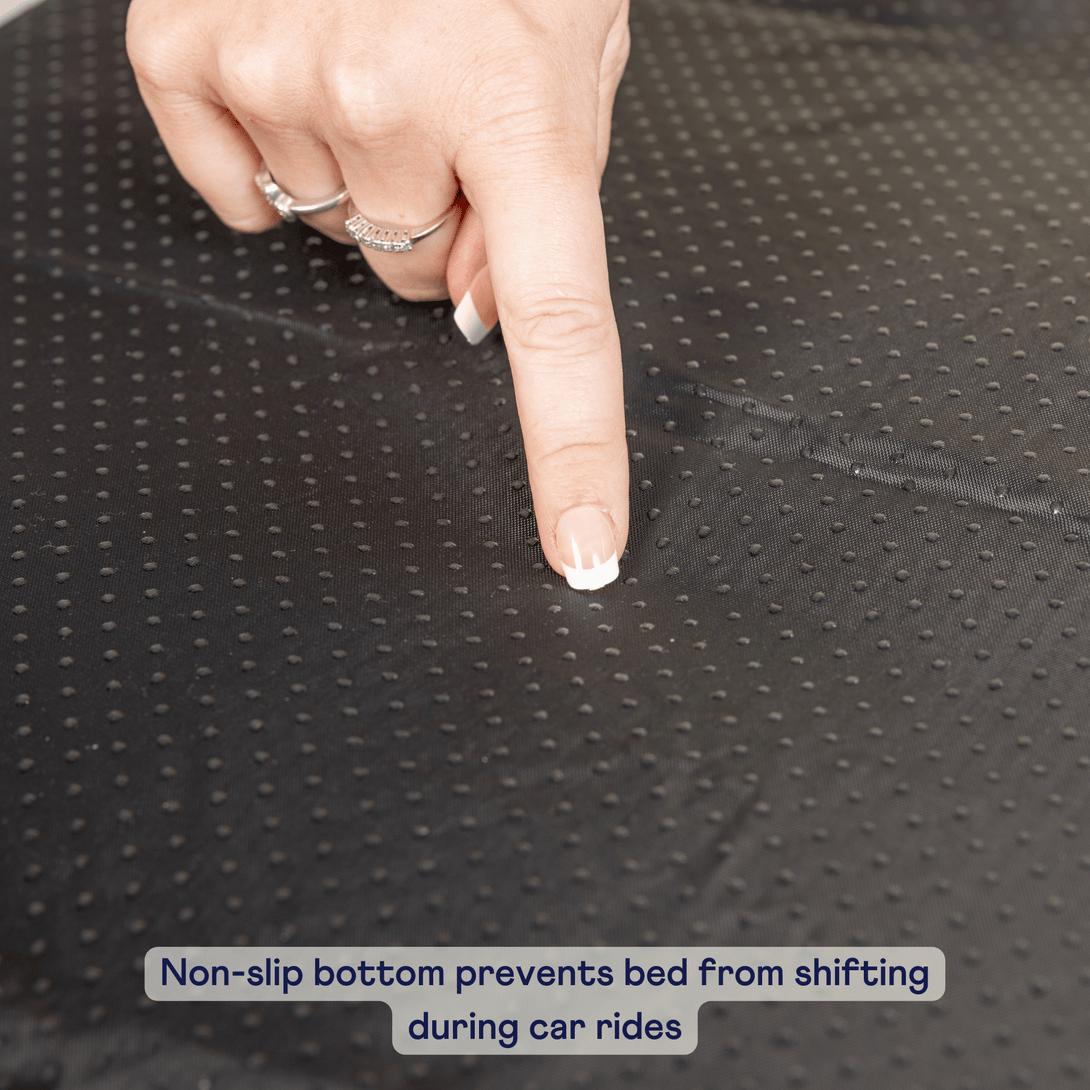 PupProtector Faux Leather Memory Foam Car Dog Bed - Black – Dog Beds by Paw.com