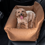 PupProtector Faux Leather Memory Foam Car Dog Bed - Camel – Dog Beds by Paw.com