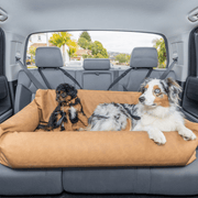 PupProtector Faux Leather Memory Foam Car Dog Bed - Camel – Dog Beds by Paw.com