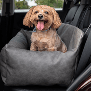 PupProtector Faux Leather Memory Foam Car Dog Bed - Slate Gray – Dog Beds by Paw.com