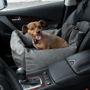 PupProtector Faux Leather Memory Foam Car Dog Bed - Slate Gray – Dog Beds by Paw.com