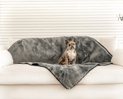 PupProtector Summer Short Fur Waterproof Throw Dog Blanket - Charcoal Grey – Dog Blankets by Paw.com