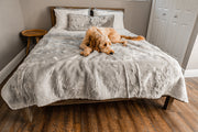 PupProtector Summer Short Fur Waterproof Throw Dog Blanket - Grey – Dog Blankets by Paw.com