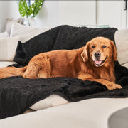 PupProtector Summer Short Fur Waterproof Throw Dog Blanket - Midnight Black – Dog Blankets by Paw.com
