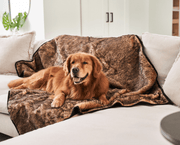 PupProtector Summer Short Fur Waterproof Throw Dog Blanket - Sable Tan – Dog Blankets by Paw.com