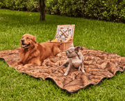 PupProtector Summer Short Fur Waterproof Throw Dog Blanket - Sable Tan – Dog Blankets by Paw.com