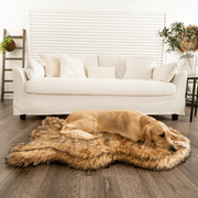 PupRug Faux Fur Orthopedic Dog Bed - Curve Sable Tan – Dog Beds by Paw.com