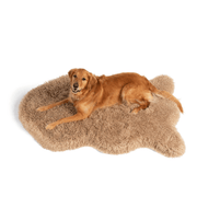 PupRug Luxe Faux Fur Orthopedic Dog Bed - Plush Sheep Tan – Dog Beds by Paw.com