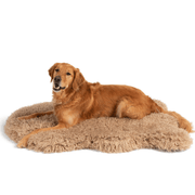 PupRug Luxe Faux Fur Orthopedic Dog Bed - Plush Sheep Tan – Dog Beds by Paw.com