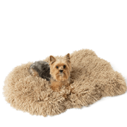 PupRug Luxe Faux Fur Orthopedic Dog Bed - Plush Sheep Tan – Dog Beds by Paw.com