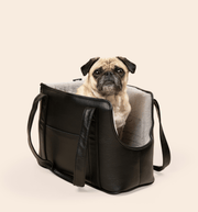 PupTote 3 - in - 1 Faux Leather Dog Carrier Bag - Black – Pet Carriers by Paw.com