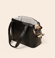 PupTote 3 - in - 1 Faux Leather Dog Carrier Bag - Black – Pet Carriers by Paw.com