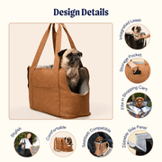 PupTote 3 - in - 1 Faux Leather Dog Carrier Bag - Black – Pet Carriers by Paw.com