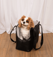 PupTote 3 - in - 1 Faux Leather Dog Carrier Bag - Black – Pet Carriers by Paw.com