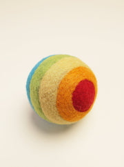 Rainbow Wool Ball Dog Toy – Dog Toys by MODERNBEAST